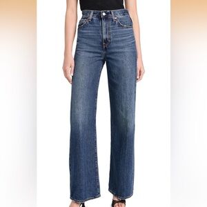 Classic High-Rise Wide Leg Women's Jeans - Blue